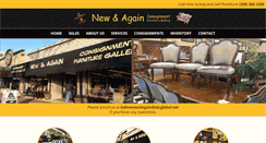 Desktop Screenshot of newandagainonline.com